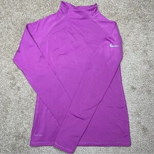 Girls NikePro Dri-Fit Long Sleeve Cold Weather Fitted Top Size Youth LARGE